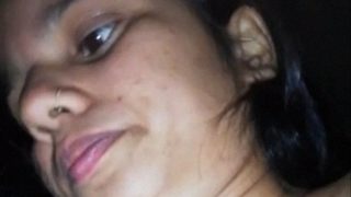 Hairy yoni desi beauty enjoying riding XXX bf